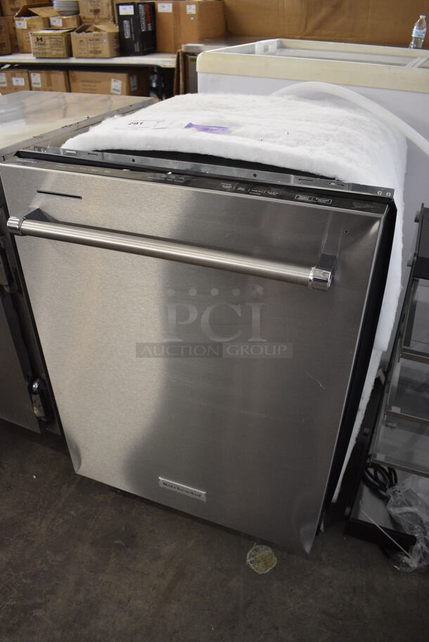 BRAND NEW SCRATCH AND DENT! KitchenAid Model KDTM404KPS0 Stainless Steel Undercounter Dishwasher. 120 Volts, 1 Phase. 24x28x33.5 - Image 2 of 8