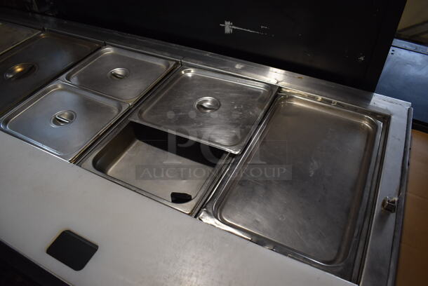 Duke SUB-FC-206-RT Stainless Steel Commercial Subway Prep Line Make Line. 120 Volts, 1 Phase. 86.5x35x33. Tested and Working! - Image 3 of 7