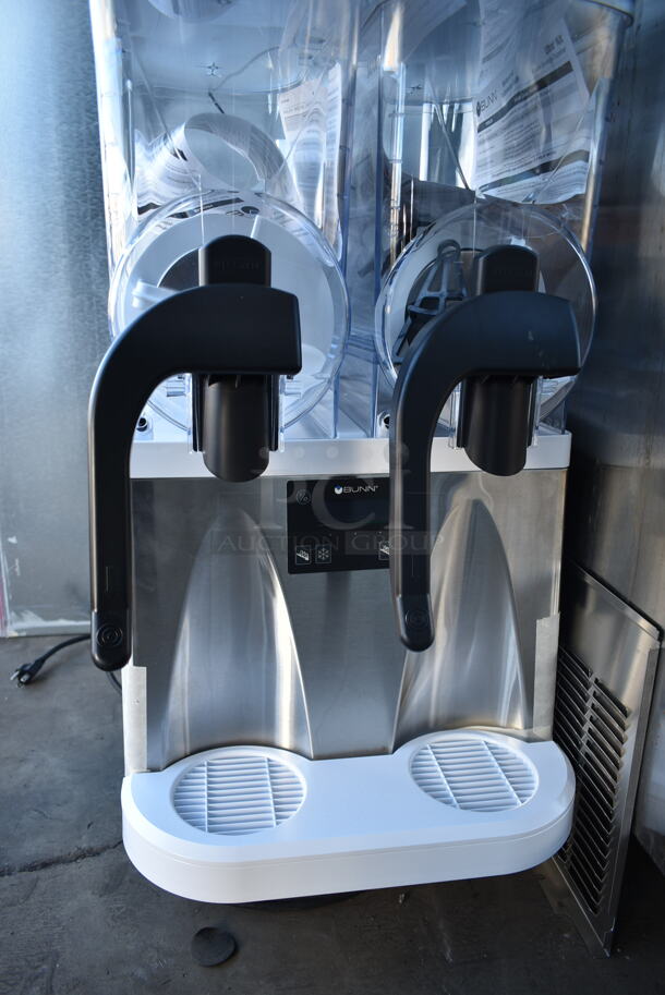 BRAND NEW SCRATCH AND DENT! 2023 Bunn ULTRA NX Stainless Steel Commercial Countertop 2 Hopper Slushie Machine. 120 Volts, 1 Phase. Tested and Working! - Image 4 of 5