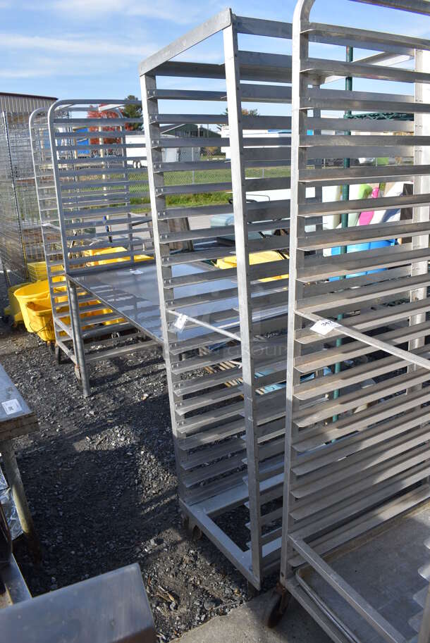 Metal Commercial Pan Transport Rack on Commercial Casters. 21x29x70 - Image 4 of 5