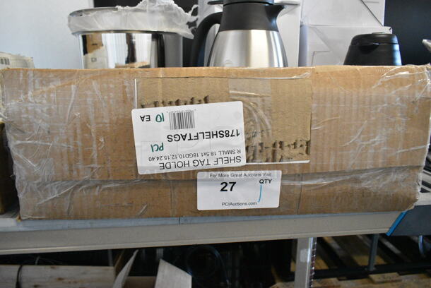 BRAND NEW SCRATCH AND DENT! Avantco 178SHELFTAGS 18 1/2" x 1 3/16" Shelf Tag Holder - Image 2 of 4