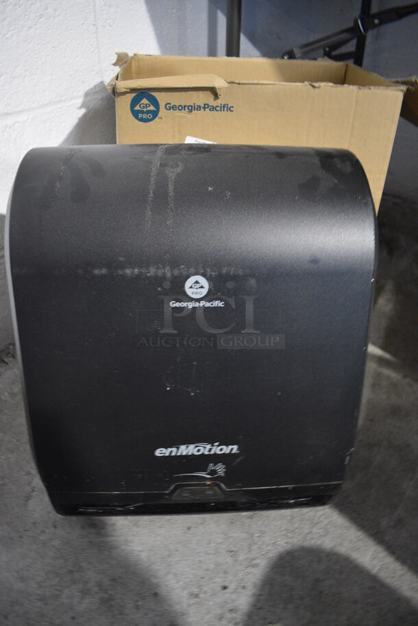 BRAND NEW IN BOX! Georgia Pacific enMotion Poly Wall Mount Paper Towel Dispenser. 14x10x18 - Image 1 of 4