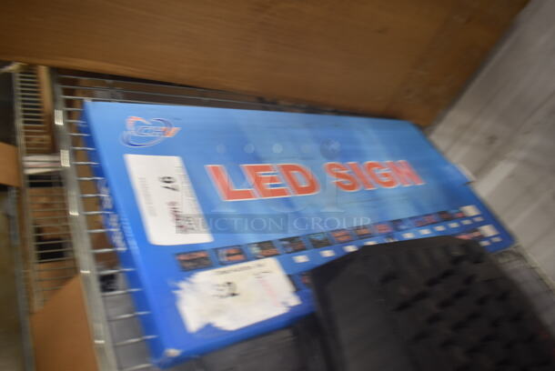 ALL ONE MONEY! Lot of LED Sign, Black Keyboards, Hepa Filters AND MORE!  - Image 4 of 5