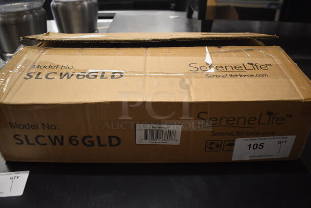 BRAND NEW IN BOX! Serene Life SLCW6GLD Set of Cookware Including Skillets and Sauce Pans - Image 6 of 7