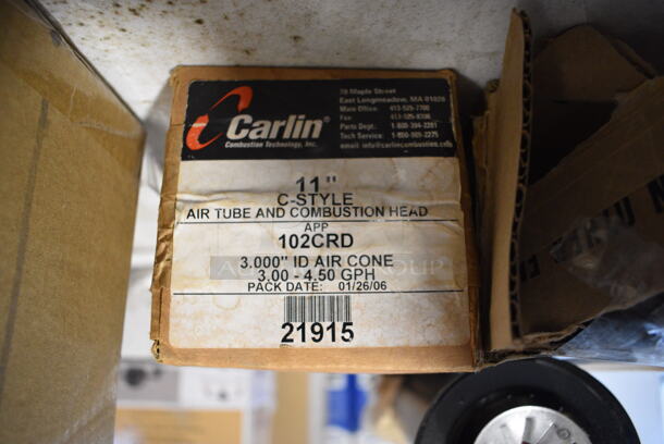 2 Items; Carlin C Style Air Tube Combustion Head and 21691S AT CH 102CRD 11 B. Includes 4.5x4.5x17. 2 Times Your Bid! - Image 3 of 4