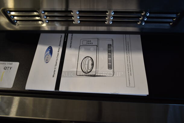 BRAND NEW SCRATCH AND DENT! Whynter ICM-15LS Self Freezing Digital Ice Cream Maker Stainless Steel. 115 Volt, 1 Phase. Tested and Working! - Image 2 of 7