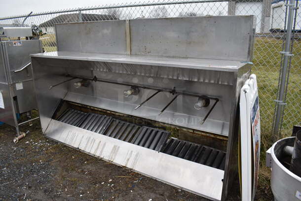 9' CaptiveAire Stainless Steel Commercial Grease Hood w/ Filters and Make Up Air Vent. 108x25x48 - Image 5 of 7