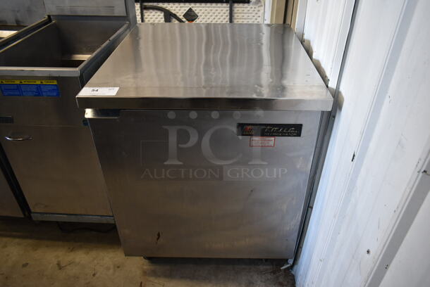 True TUC-27 Stainless Steel Commercial Single Door Undercounter Cooler on Commercial Casters. 115 Volts, 1 Phase. Tested and Working! - Image 1 of 5