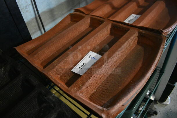 9 Orange Silform 4 Loaf Baking Pan Liners. 18x13x1.5. 9 Times Your Bid! - Image 3 of 3