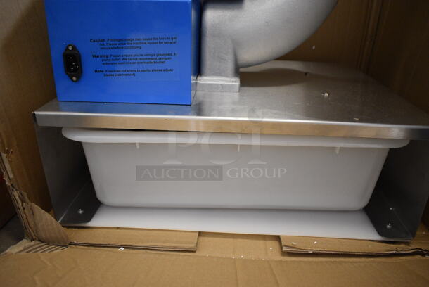 BRAND NEW IN BOX! Carnival King Model 382SCM350R Metal Commercial Countertop Snow Cone Ice Crusher Machine. 120 Volts, 1 Phase. 22x16x15.5 - Image 5 of 7
