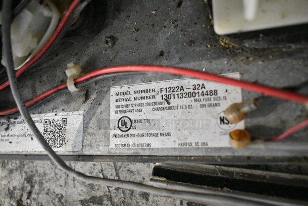 Scotsman F1222A-32A Stainless Steel Commercial Ice Head. 208/230 Volts, 1 Phase.  - Image 3 of 4