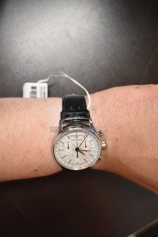 BRAND NEW IN BOX! Frederique Constant Classics Quartz Chronograph Big Date FC-296SW5B6 Watch - Image 2 of 8
