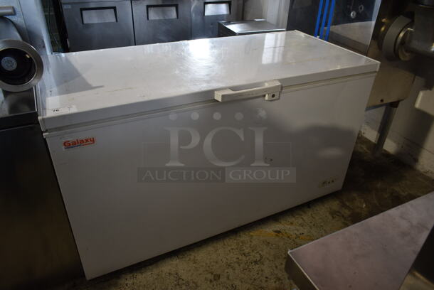 Galaxy 177CF16HC Metal Commercial Chest Freezer. 115 Volts, 1 Phase. Tested and Working! - Image 1 of 4