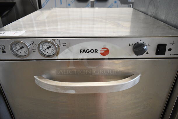 Fagor FI-48W Stainless Steel Commercial Undercounter Dishwasher. 230 Volts, 1 Phase.  - Image 3 of 9