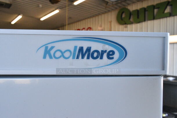 BRAND NEW SCRATCH AND DENT! KoolMore KM-RMD20WH 20 Cu. Ft. Commercial Reach in Refrigerator. 115 Volts, 1 Phase. Tested and Working! - Image 2 of 7