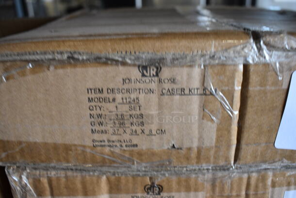 8 BRAND NEW! Boxes of 4 Johnson Rose Model 11245 Commercial Casters. 8 Times Your Bid! - Image 4 of 5