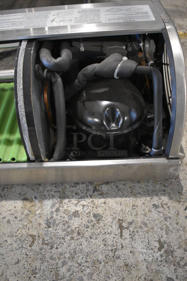 Hoshizaki HNC-210BA-R-S Stainless Steel Commercial Sushi Display Case Merchandiser. Missing Glass and Doors. 115 Volts, 1 Phase. 81.5x14x11. Tested and Working! - Image 4 of 8