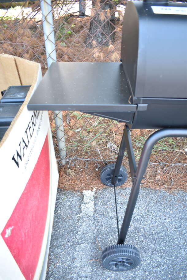 NexGrill 810-0029 29 in. Barrel Offset Charcoal Smoker and Grill in Black - Image 5 of 10