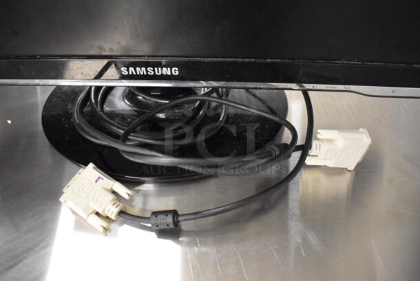 Samsung 2253BW 22" Color Display Monitor w/ Power Cord and HD Cord - Image 4 of 6