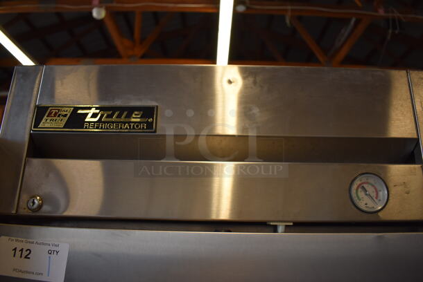 True T-23-2 Stainless Steel Commercial 2 Half Size Door Reach In Cooler on Commercial Casters. 115 Volts, 1 Phase. 27x30x83. Tested and Does Not Power On - Image 3 of 7