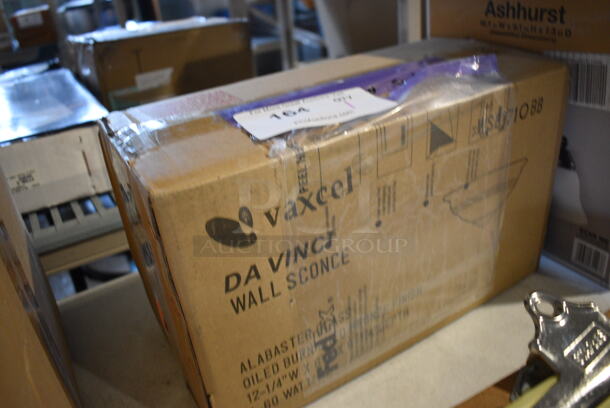 BRAND NEW SCRATCH AND DENT! Vaxcel WS8171OBB Da Vinci Wall Sconce - Image 2 of 3