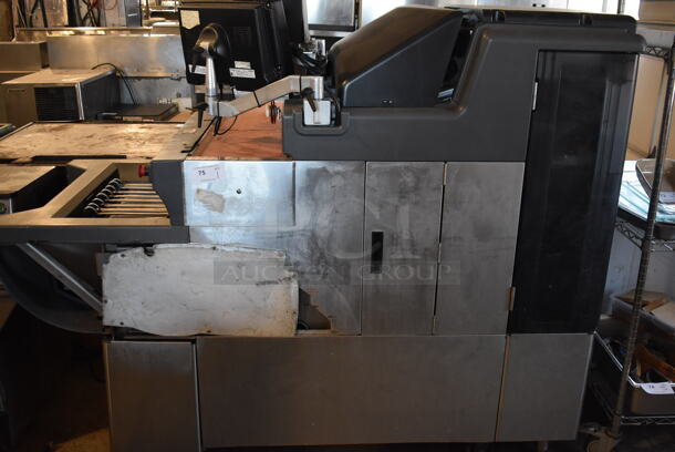 Hobart AWS Stainless Steel Commercial Floor Style Wrapping Machine w/ Monitor and Label Printer. 120/208-230 Volts, 1 Phase. 78x45x67 - Image 2 of 12