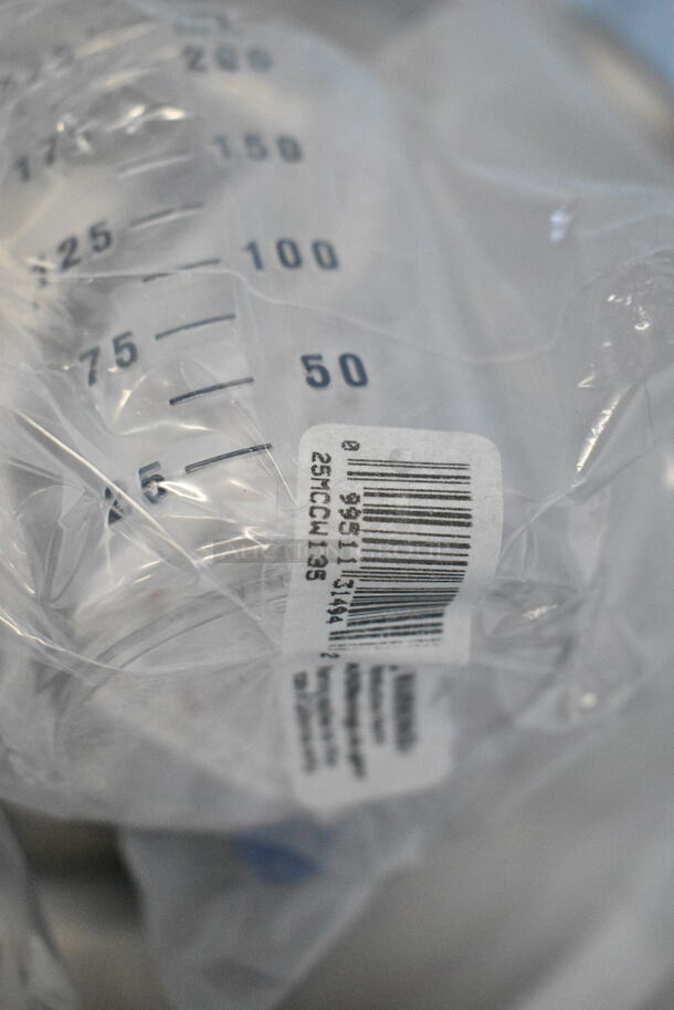 4 BRAND NEW SCRATCH AND DENT! Items Including 2 25MCCW135 Poly Measuring Pitchers, FCCLBLU Knob, Stainless Steel Cylindrical Bin, 2 Metal 1/2 Size Drop In Bins. 4 Times Your Bid!  - Image 6 of 10