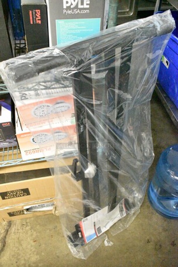 6 Various Items Including Pyle PKSTX5 Piano Stand, 2 Sets of Pyle PLMR692 6" x 9" 2 Way 260 Watt Marine Boat Speakers, Pyle PLDMR27NBK Marine Stereo Receiver Power Amplifier, SereneLife SLHPLPINK30 Hangers, Nutrichef NCCREX42 3Pcs. Nonstick Bakeware Tray Set. 6 Times Your Bid!  - Image 2 of 12