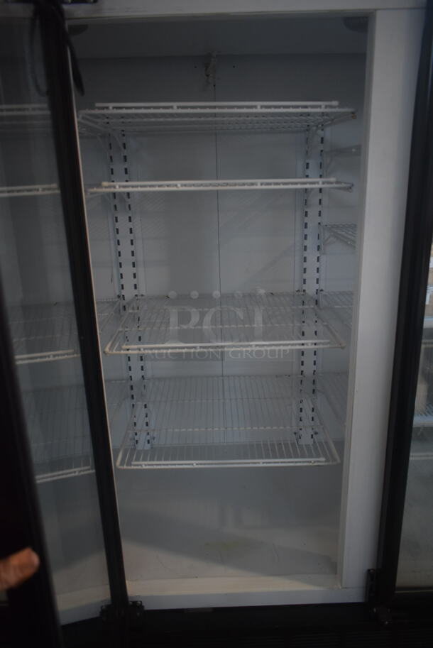 Master-Bilt BLG-74HDA Metal Commercial 3 Door Reach In Freezer Merchandiser w/ Poly Coated Racks. 208-230 Volts, 1 Phase. Tested and Working! - Image 5 of 8