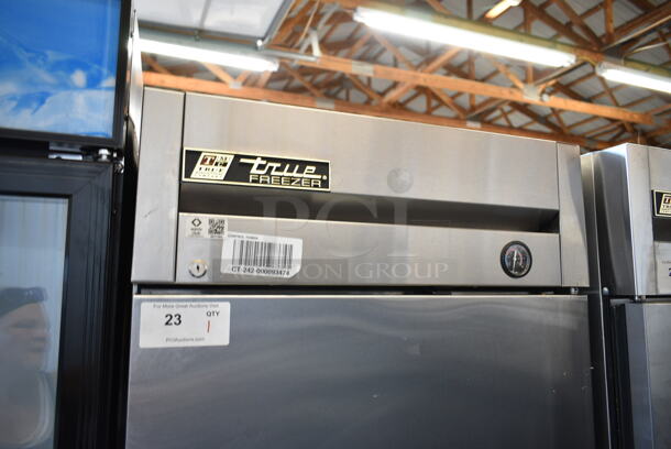 2014 True T-19F Stainless Steel Commercial Single Door Reach In Freezer w/ Poly Coated Racks. 115 Volts, 1 Phase. Tested and Working! - Image 2 of 6
