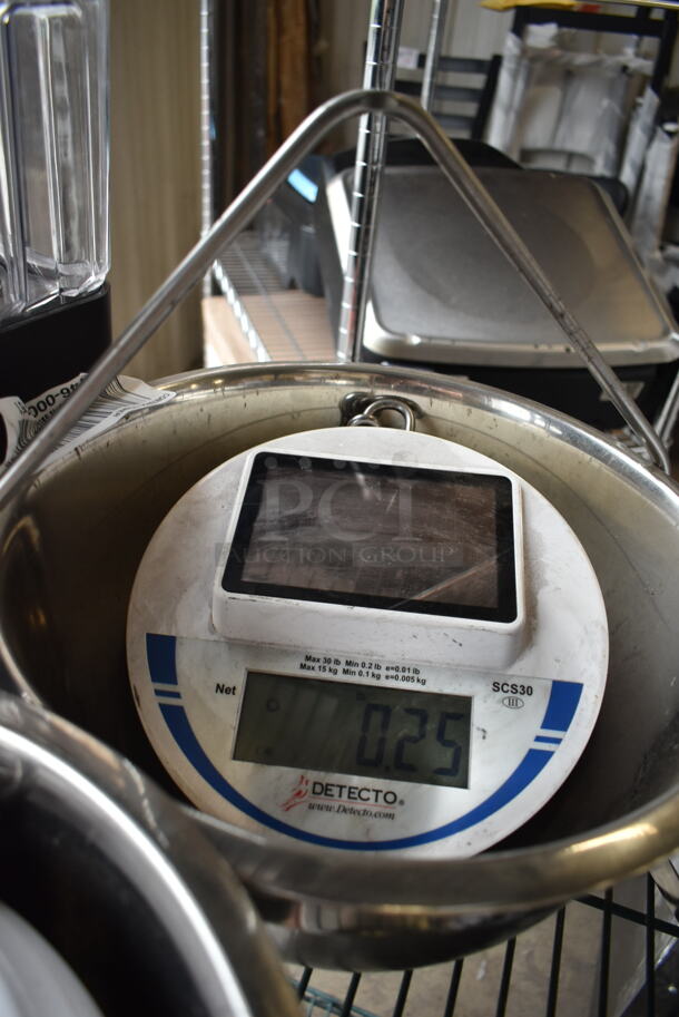 7 Detecto SCS30 30 Pound Capacity Hanging Scale w/ 5 Metal Hanging Bowls. 7 Times Your Bid! - Image 5 of 12