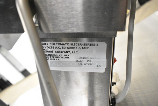 BRAND NEW SCRATCH AND DENT! Edlund 350 Electric Fruit and Vegetable Slicer. 115 Volts, 1 Phase.  - Image 10 of 10
