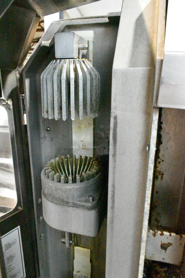 Fresh N Squeeze POS-1 Stainless Steel Commercial Floor Style Automatic Citrus Juicer on Commercial Casters. 120 Volts, 1 Phase. Tested and Working! - Image 6 of 8