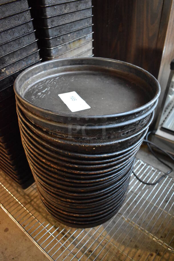 24 Metal Round Baking Pans. 15x15x2. 24 Times Your Bid! - Image 3 of 3