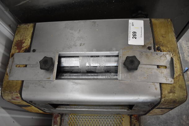 Metal Commercial Floor Style Dough Sheeter. 220 Volts, 1 Phase.  - Image 3 of 8