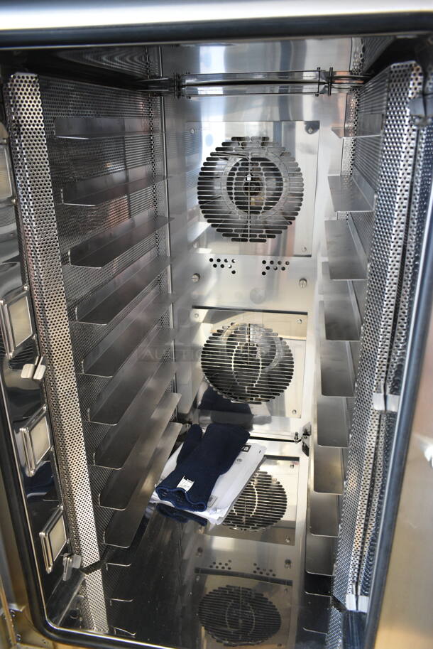 BRAND NEW! 2022 Salva 2010 KX-9+H Stainless Steel Commercial Countertop Electric Powered Convection Oven. Does Not Have Pan Rack. 208-240 Volts, 3 Phase. - Image 6 of 8