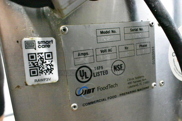Fresh N Squeeze POS-1 Stainless Steel Commercial Floor Style Automatic Citrus Juicer on Commercial Casters. 120 Volts, 1 Phase. Tested and Working! - Image 8 of 8