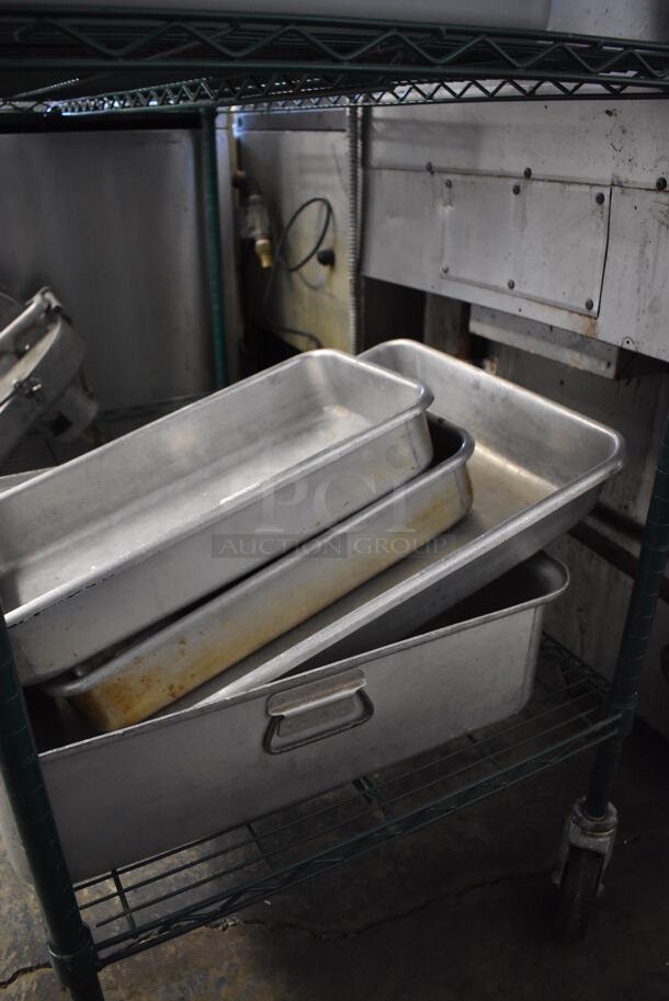 ALL ONE MONEY! Lot of 4 Various Metal Baking Pans. Includes 20x23x7 - Image 3 of 3