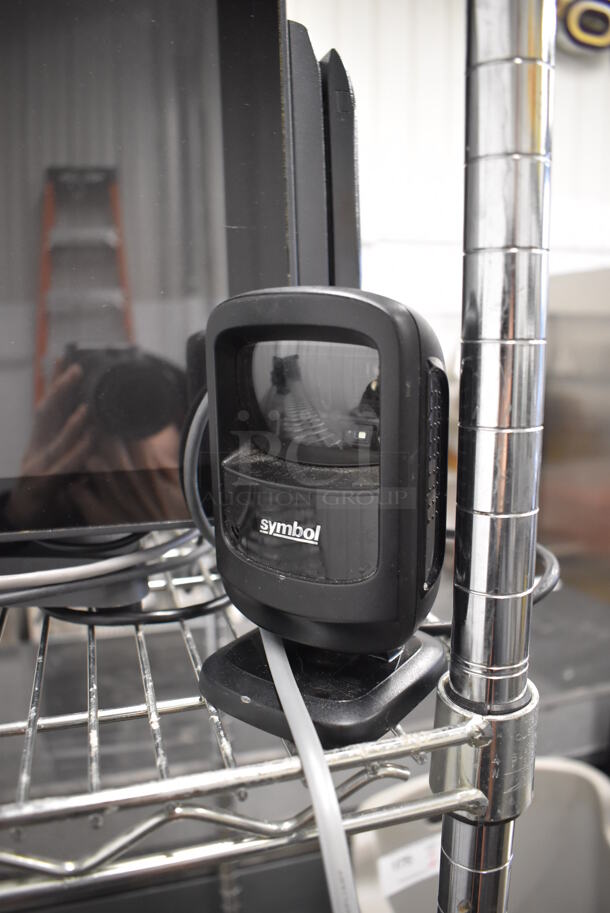 2 Aures J2 680L 15" POS Monitor w/ 1 Barcode Scanner. 2 Times Your Bid! - Image 3 of 6