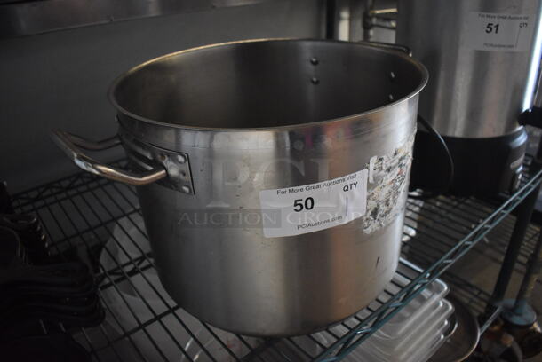 Metal Stock Pot. 18.5x14x10.5 - Image 2 of 3