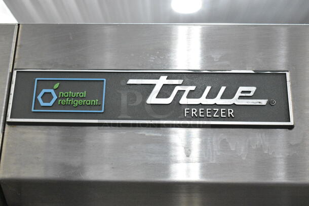 2020 True T-19F-HC Stainless Steel Commercial Single Door Reach In Freezer w/ Poly Coated Racks on Commercial Casters. 115 Volts, 1 Phase. Tested and Does Not Power On - Image 2 of 4