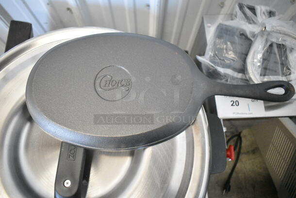 2 BRAND NEW SCRATCH AND DENT! Choice Cast Iron Skillet. 2 Times Your Bid!  - Image 7 of 7
