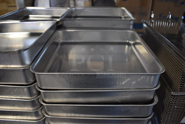 23 Metal Baking Pans. 10.5x10.5x2. 23 Times Your Bid!