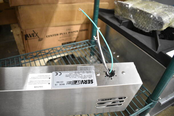 BRAND NEW SCRATCH AND DENT! 2021 ServIt 423SWT42 Stainless Steel Warming Strip. 120 Volts, 1 Phase.  - Image 5 of 6