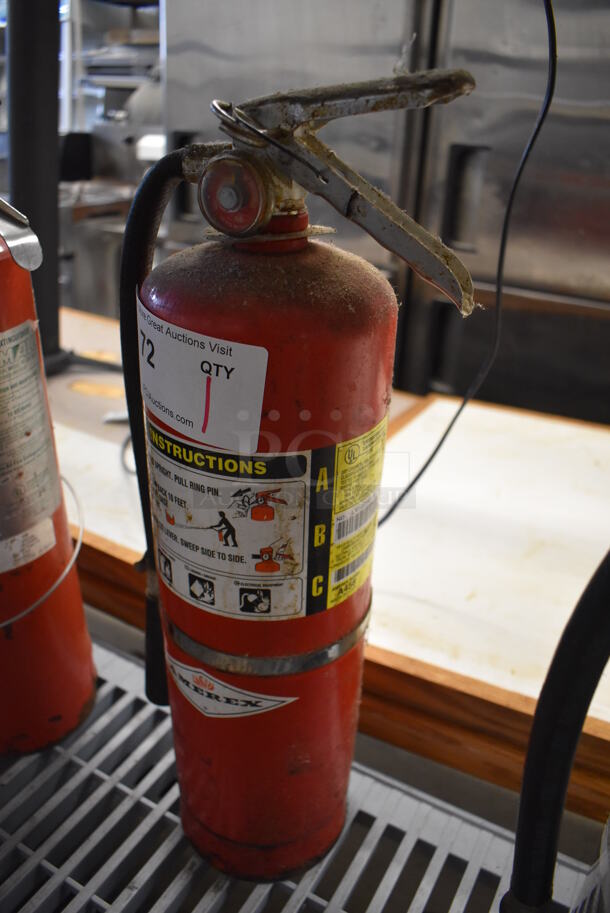 Amerex Dry Chemical Fire Extinguisher. 5x5x20. Buyer Must Pick Up - We Will Not Ship This Item.  - Image 2 of 4