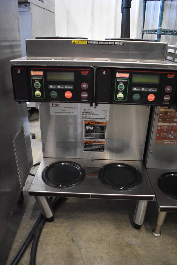 2017 Bunn CDBC 2/2 TWIN Stainless Steel Commercial Countertop 4 Burner Coffee Machine. 120/208-240 Volts, 1 Phase. 16x18x25 - Image 2 of 7