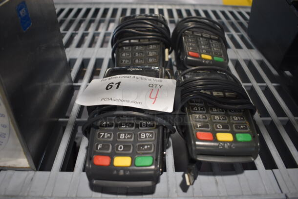 4 Verifone Credit Card Readers. 3.5x6.5x3. 4 Times Your Bid!