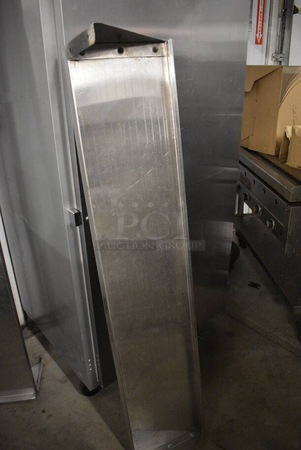 Stainless Steel Shelf w/ Wall Mount Brackets. 60x12x10 - Image 2 of 2