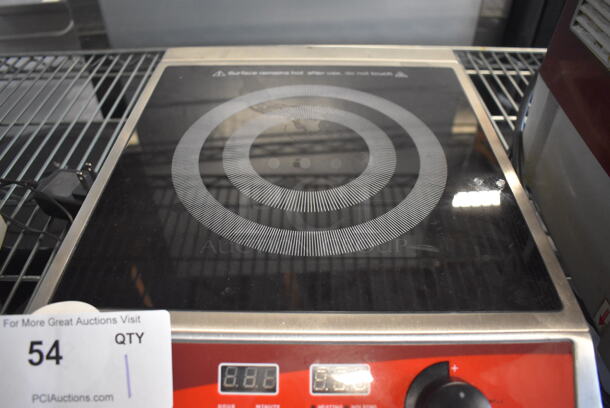 2019  Avantco IC 1800 Stainless Steel Commercial Countertop Electric Powered Single Burner Induction Range. 120 Volts, 1 Phase. 13x16x4 - Image 4 of 5