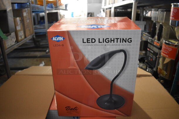 8 BRAND NEW IN BOX! Alvin LED6-B LED Lamps. 8 Times Your Bid!